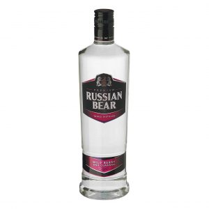 RUSSIAN BEAR Wild Berry With Guarana Vodka 750ml