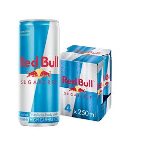 Red Bull  Energy Drink  - Sugar Free (4x250ml)