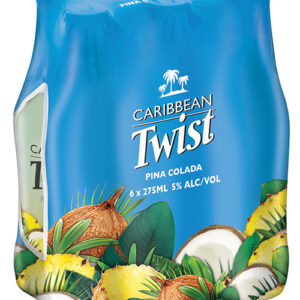 Caribbean Twist Pina Colada 275ml x 6