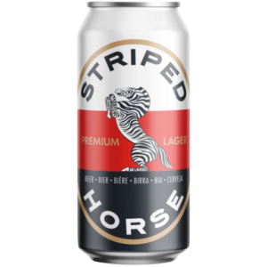 STRIPED HORSE Lager Cans (6 x 500ml)
