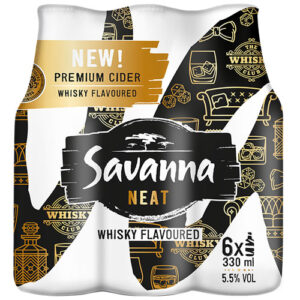 Savanna Neat Whisky Flavour (24 x 330ml)