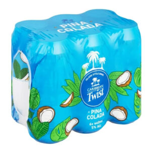 Caribbean Twist Pina Colada 440ml x 6 cans