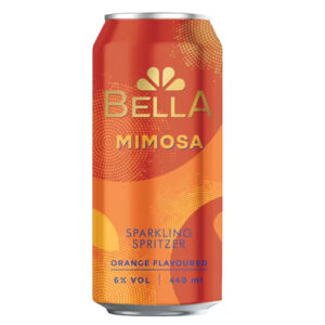 Bella Mimosa Sparkling Spritzer Orange Flavoured (24x440ml)