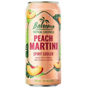 Bahama Peach Martini Spirit Cooler Can (440ml x 6 cans)