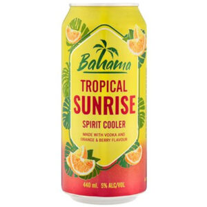Bahama Tropical Sunrise Spirit Cooler Can (440ml x 6 cans)